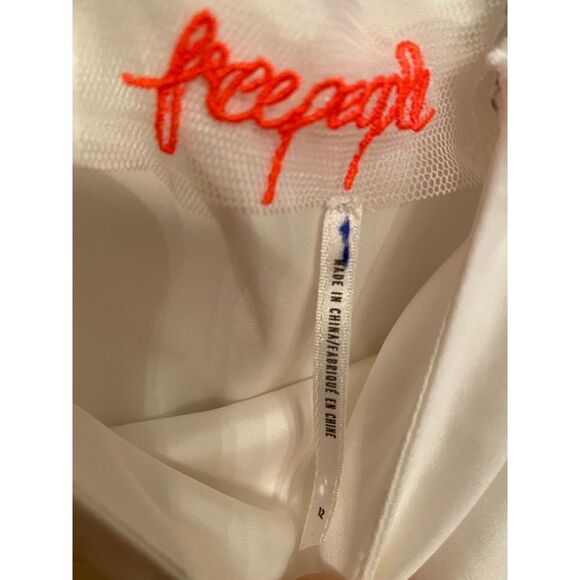 Free people-Victoria Maxi Dress white size 12 - Picture 6 of 7